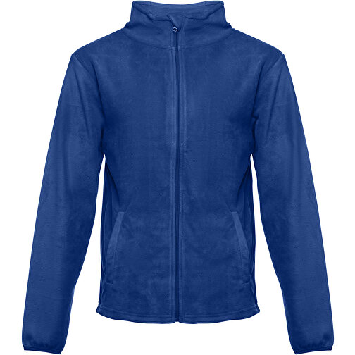 THC HELSINKI. Herren-Fleecejacke Aus Polyester , königsblau, Polyester, S, 69,00cm x 51,00cm (Länge x Breite), Bild 1