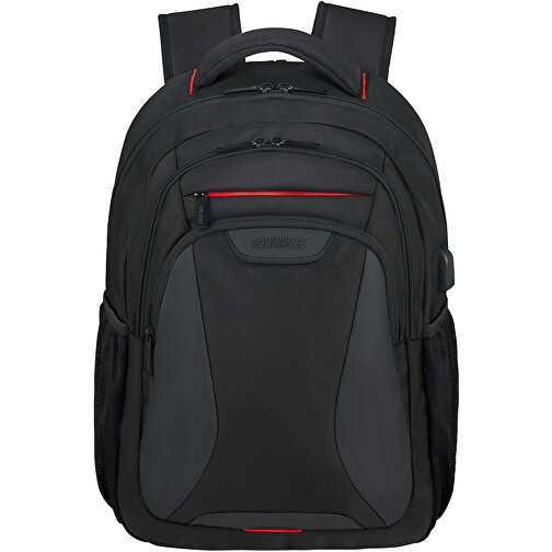 American Tourister - AT Work - Laptop Backpack 15.6' ECO USB , bass black, 100% rPET Polyester, 45,00cm x 21,50cm x 33,00cm (Länge x Höhe x Breite), Bild 5
