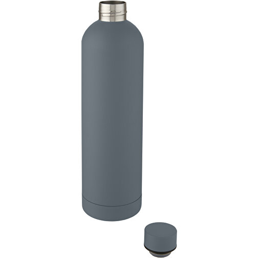 Spring 1 L Kupfer-Vakuum Isolierflasche , dunkelgrau, Edelstahl, PP Kunststoff, 28,95cm (Höhe), Bild 4