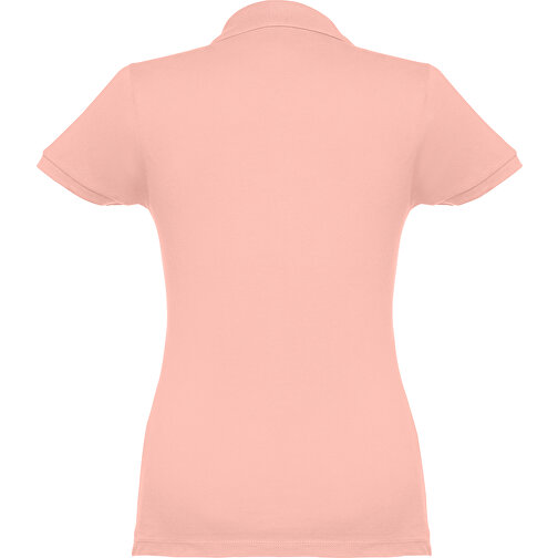 THC EVE. Damen Poloshirt , lachs, 100% Baumwolle, XL, 66,00cm x 49,00cm (Länge x Breite), Bild 2