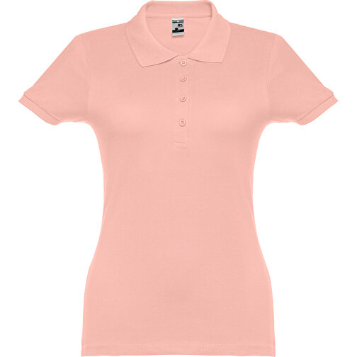 THC EVE. Damen Poloshirt , lachs, 100% Baumwolle, M, 62,00cm x 43,00cm (Länge x Breite), Bild 1