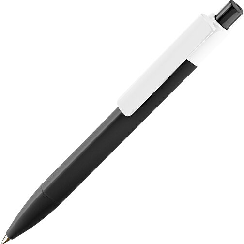 Prodir DS4 PMM Push Kugelschreiber , Prodir, schwarz/weiss, Kunststoff, 14,10cm x 1,40cm (Länge x Breite), Bild 1