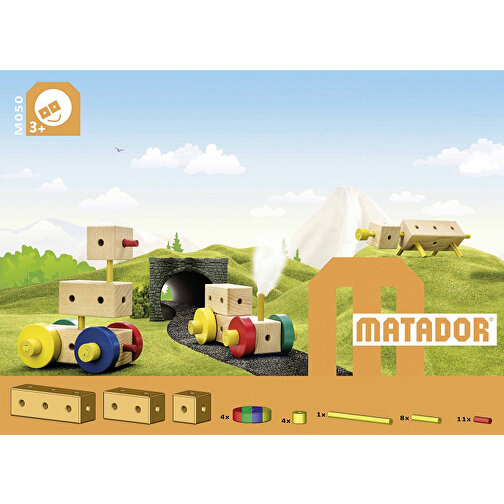 Matador Maker M034 (34 pièces) Jeu de construction en bois, Image 3