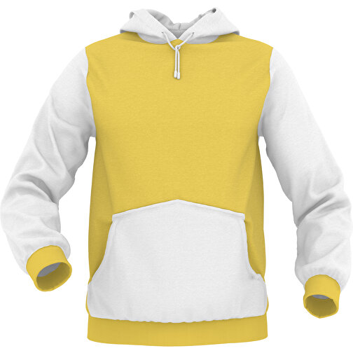 Hoodie Urban - Inkl. Individueller Gestaltung , gelb, 70% Baumwolle, 30 % Polyester, M, , Bild 1