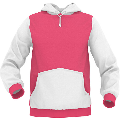 Hoodie Urban - Inkl. Individueller Gestaltung , dunkelrosa, 70% Baumwolle, 30 % Polyester, M, , Bild 1