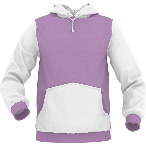 Hoodie Urban - Inkl. Individueller Gestaltung , hellviolet, 70% Baumwolle, 30 % Polyester, L, , Bild 1