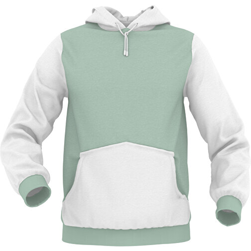 Hoodie Urban - Inkl. Individueller Gestaltung , zartgrün, 70% Baumwolle, 30 % Polyester, XXL, , Bild 1