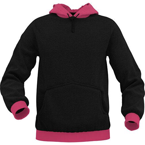 Hoodie Urban - Inkl. Individueller Gestaltung , rosa, 70% Baumwolle, 30 % Polyester, XXL, , Bild 1