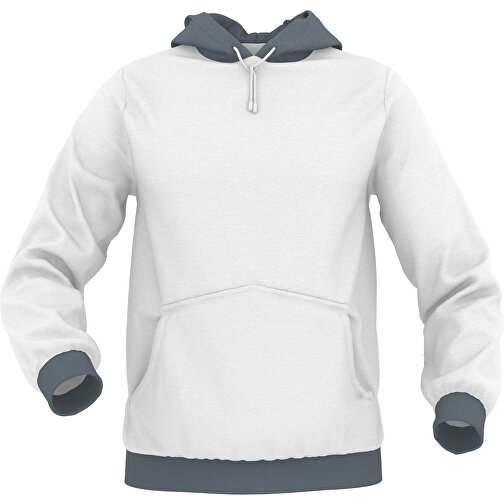 Hoodie Urban - Inkl. Individueller Gestaltung , grau, 70% Baumwolle, 30 % Polyester, XL, , Bild 1