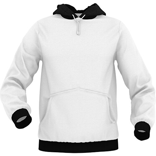 Hoodie Urban - Inkl. Individueller Gestaltung , schwarz, 70% Baumwolle, 30 % Polyester, S, , Bild 1