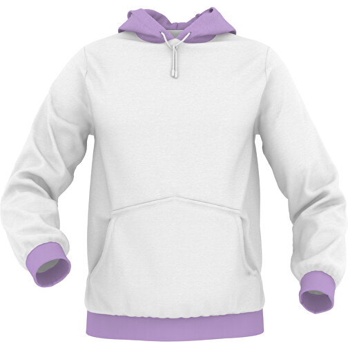 Hoodie Urban - Inkl. Individueller Gestaltung , lila, 70% Baumwolle, 30 % Polyester, L, , Bild 1