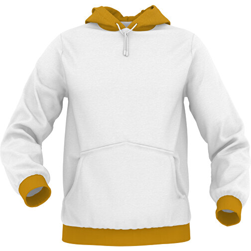 Hoodie Urban - Inkl. Individueller Gestaltung , goldgelb, 70% Baumwolle, 30 % Polyester, M, , Bild 1