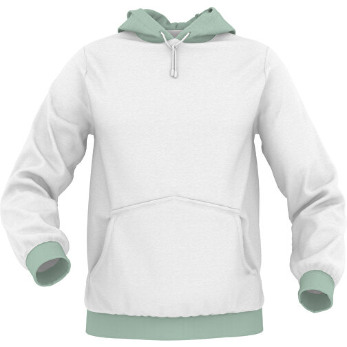 Hoodie Urban - Inkl. Individueller Gestaltung , zartgrün, 70% Baumwolle, 30 % Polyester, XL, , Bild 1