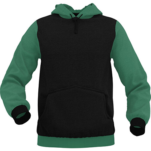 Hoodie Urban - Inkl. Individueller Gestaltung , moosgrün, 70% Baumwolle, 30 % Polyester, M, , Bild 1