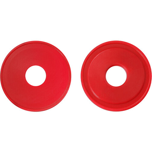 1€-Chip , rot, ABS, 0,20cm (Höhe), Bild 1