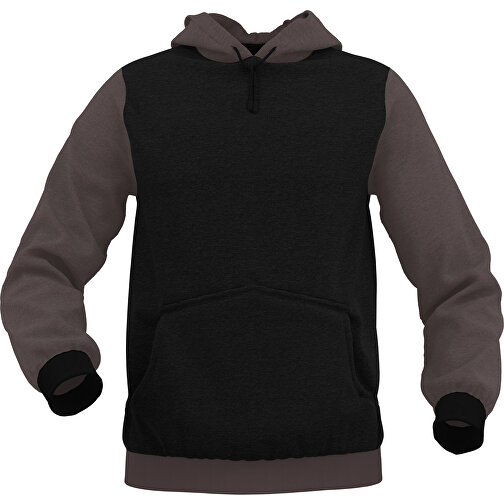 Hoodie Urban - Inkl. Individueller Gestaltung , dunkelbraun, 70% Baumwolle, 30 % Polyester, XL, , Bild 1