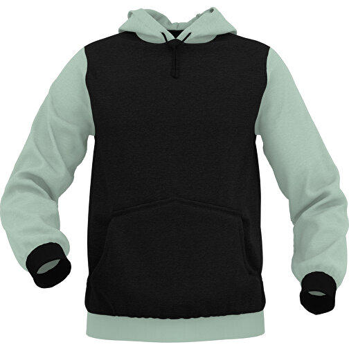 Hoodie Urban - Inkl. Individueller Gestaltung , zartgrün, 70% Baumwolle, 30 % Polyester, XXL, , Bild 1