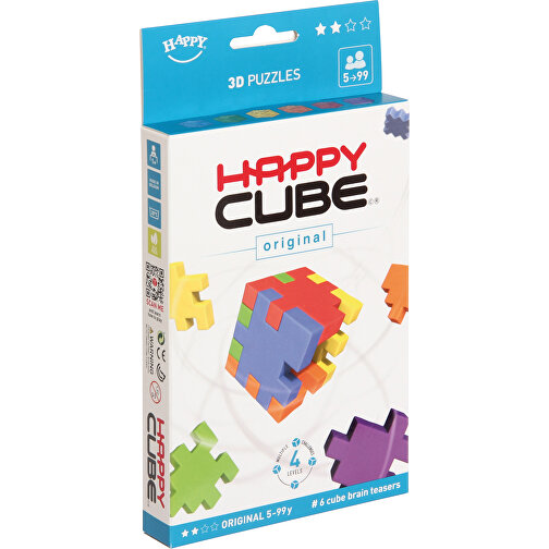 Happy Cube Original 6er-Pack , , 13,00cm x 23,00cm x 2,60cm (Länge x Höhe x Breite), Bild 2