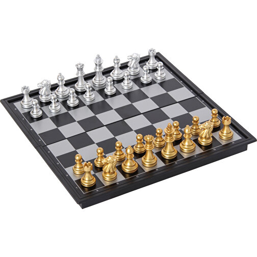 Estuche de ajedrez magnético negro, Imagen 1
