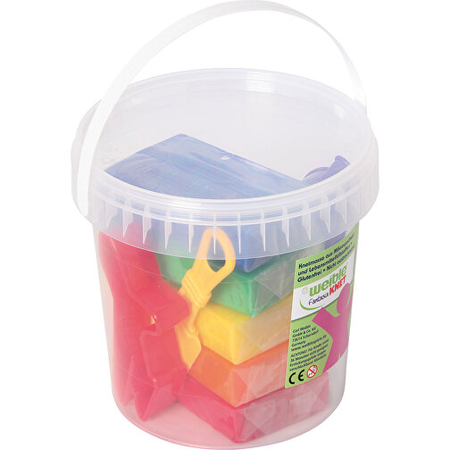 Arcilla Fantasia 500 g en un cubo con accesorios, Imagen 2