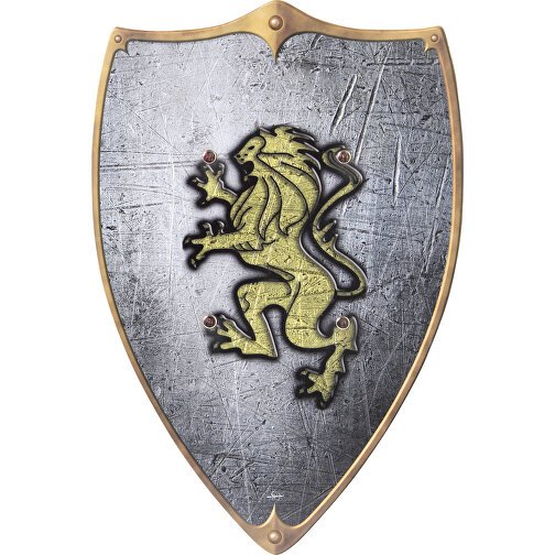 Tarcza rycerska srebrny lew, Obraz 1
