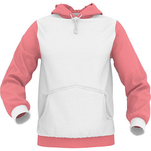 Hoodie Urban - Inkl. Individueller Gestaltung , lachspink, 70% Baumwolle, 30 % Polyester, XL, , Bild 1