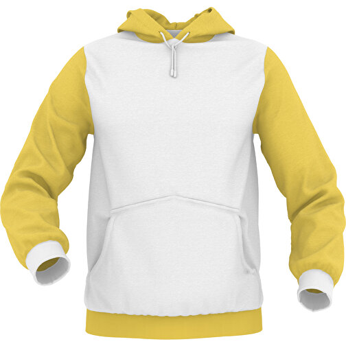 Hoodie Urban - Inkl. Individueller Gestaltung , gelb, 70% Baumwolle, 30 % Polyester, S, , Bild 1