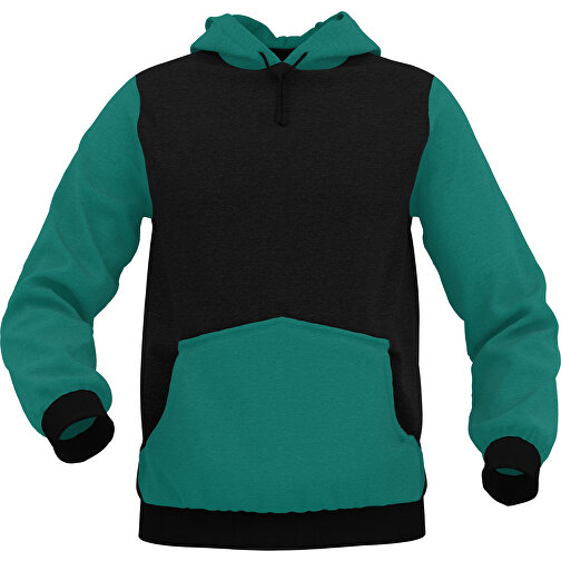 Hoodie Urban - Inkl. Individueller Gestaltung , tannengrün, 70% Baumwolle, 30 % Polyester, XXL, , Bild 1