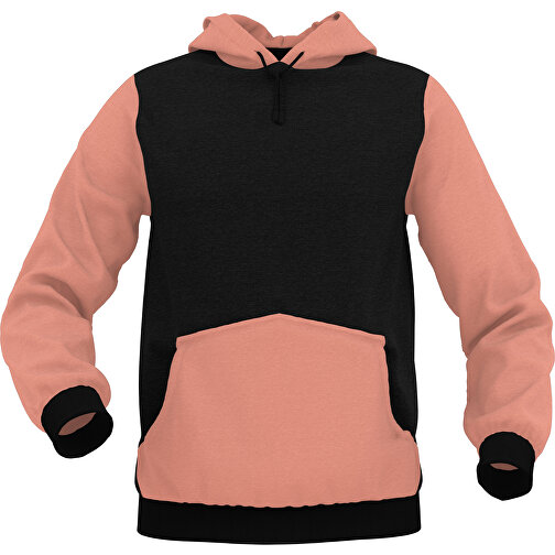 Hoodie Urban - Inkl. Individueller Gestaltung , zartorange, 70% Baumwolle, 30 % Polyester, XXL, , Bild 1