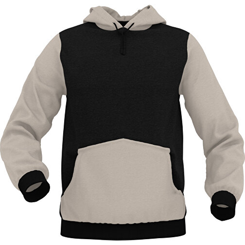 Hoodie Urban - Inkl. Individueller Gestaltung , zartgrau, 70% Baumwolle, 30 % Polyester, M, , Bild 1