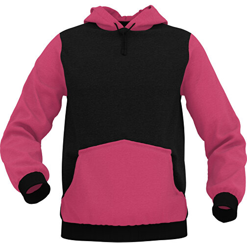 Hoodie Urban - Inkl. Individueller Gestaltung , rosa, 70% Baumwolle, 30 % Polyester, XXL, , Bild 1