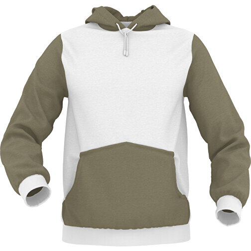 Hoodie Urban - Inkl. Individueller Gestaltung , pistazienbraun, 70% Baumwolle, 30 % Polyester, XL, , Bild 1