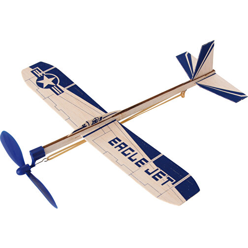 Segelflieger Mit Propeller , , 32,00cm x 2,00cm x 9,50cm (Länge x Höhe x Breite), Bild 1