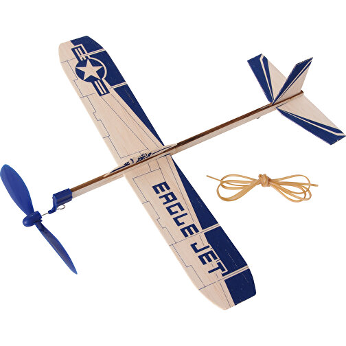Segelflieger Mit Propeller , , 32,00cm x 2,00cm x 9,50cm (Länge x Höhe x Breite), Bild 2