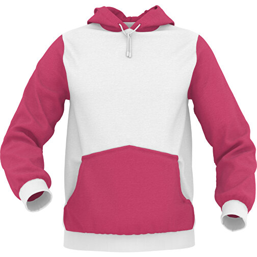 Hoodie Urban - Inkl. Individueller Gestaltung , rosa, 70% Baumwolle, 30 % Polyester, M, , Bild 1