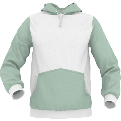 Hoodie Urban - Inkl. Individueller Gestaltung , zartgrün, 70% Baumwolle, 30 % Polyester, XL, , Bild 1