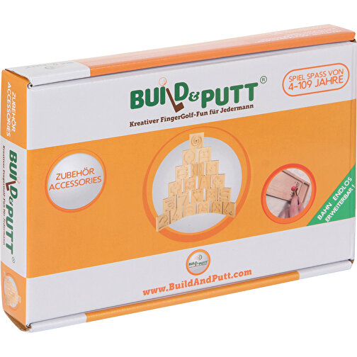Build & Putt Finger-Golf Erweiterungsset 4 Für 1 / 2 / 3 Spieler (Fun-Pack 8-teilig) , , 27,00cm x 4,30cm x 19,00cm (Länge x Höhe x Breite), Bild 2