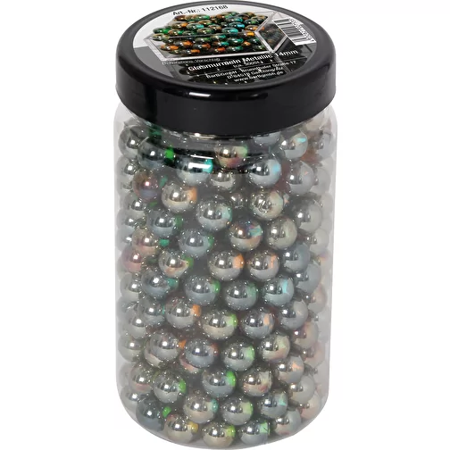 Billes de verre métalliques 14 mm (env. 300pcs), Image 3