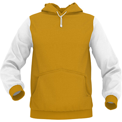 Hoodie Urban - Inkl. Individueller Gestaltung , goldgelb, 70% Baumwolle, 30 % Polyester, M, , Bild 1