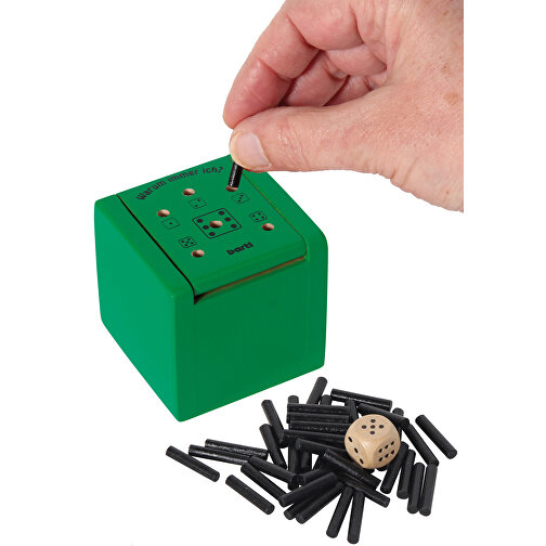 Warum Immer Ich? Grün Magnetbox , grün, 6,00cm x 6,00cm x 6,00cm (Länge x Höhe x Breite), Bild 3