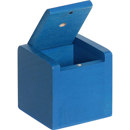 Warum Immer Ich? Blau Magnetbox , blau, 6,00cm x 6,00cm x 6,00cm (Länge x Höhe x Breite), Bild 2