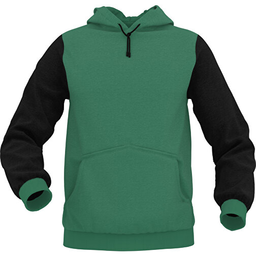 Hoodie Urban - Inkl. Individueller Gestaltung , moosgrün, 70% Baumwolle, 30 % Polyester, S, , Bild 1