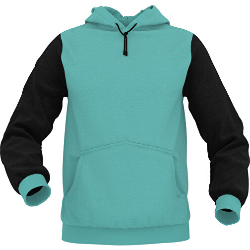 Hoodie Urban - Inkl. Individueller Gestaltung , hellgrün, 70% Baumwolle, 30 % Polyester, XL, , Bild 1