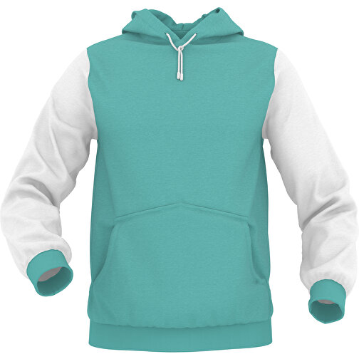 Hoodie Urban - Inkl. Individueller Gestaltung , hellgrün, 70% Baumwolle, 30 % Polyester, S, , Bild 1