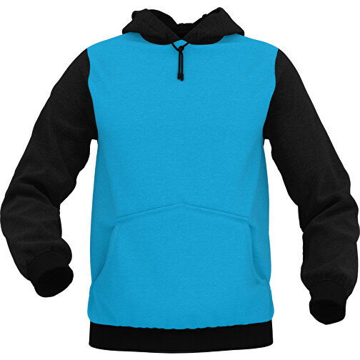 Hoodie Urban - Inkl. Individueller Gestaltung , hellblau, 70% Baumwolle, 30 % Polyester, L, , Bild 1