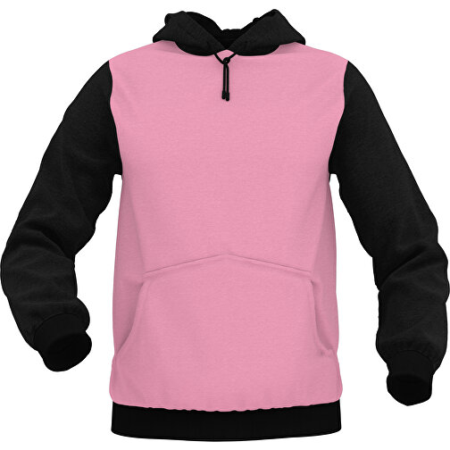 Hoodie Urban - Inkl. Individueller Gestaltung , hellrosa, 70% Baumwolle, 30 % Polyester, XL, , Bild 1