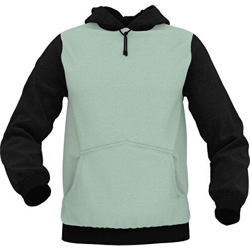 Hoodie Urban - Inkl. Individueller Gestaltung , zartgrün, 70% Baumwolle, 30 % Polyester, M, , Bild 1