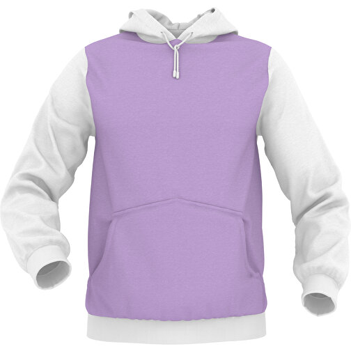 Hoodie Urban - Inkl. Individueller Gestaltung , lila, 70% Baumwolle, 30 % Polyester, L, , Bild 1