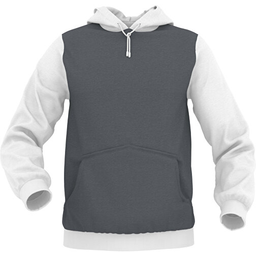 Hoodie Urban - Inkl. Individueller Gestaltung , dunkelgrau, 70% Baumwolle, 30 % Polyester, XL, , Bild 1