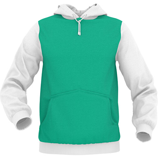 Hoodie Urban - Inkl. Individueller Gestaltung , grün, 70% Baumwolle, 30 % Polyester, M, , Bild 1